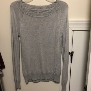 grey sweater